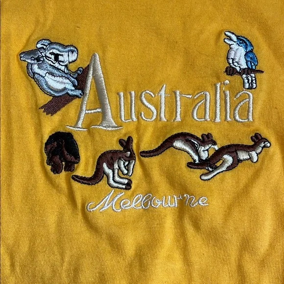 Australia Kids Yellow T-Shirt - Picture 2 of 7